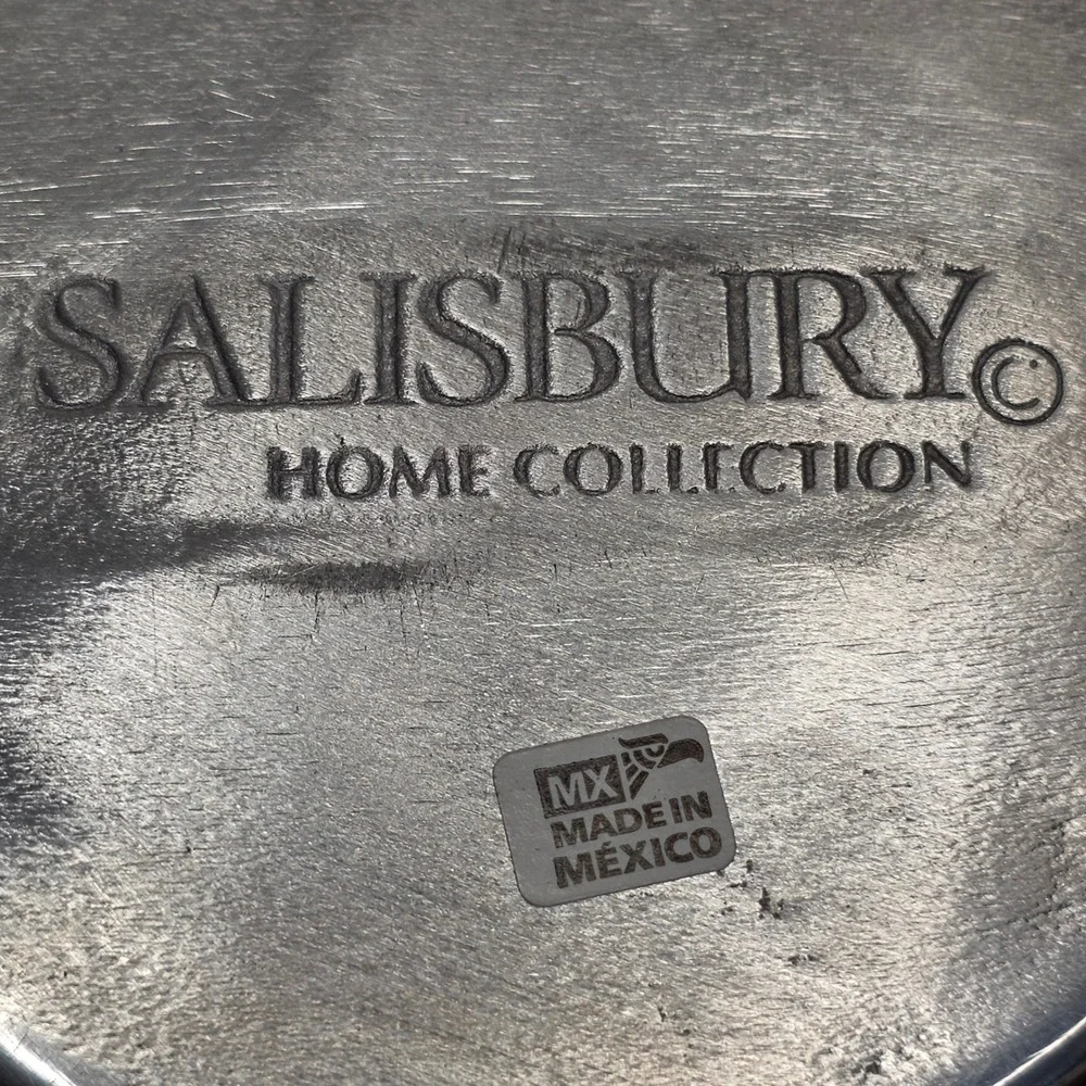 Salisbury Fine Metal Artisans Home Collection Petals Wine Coaster With Box